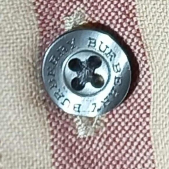 Burberry House Check 3/4 Sleeve Button-up Shirt - Picture 1 of 12